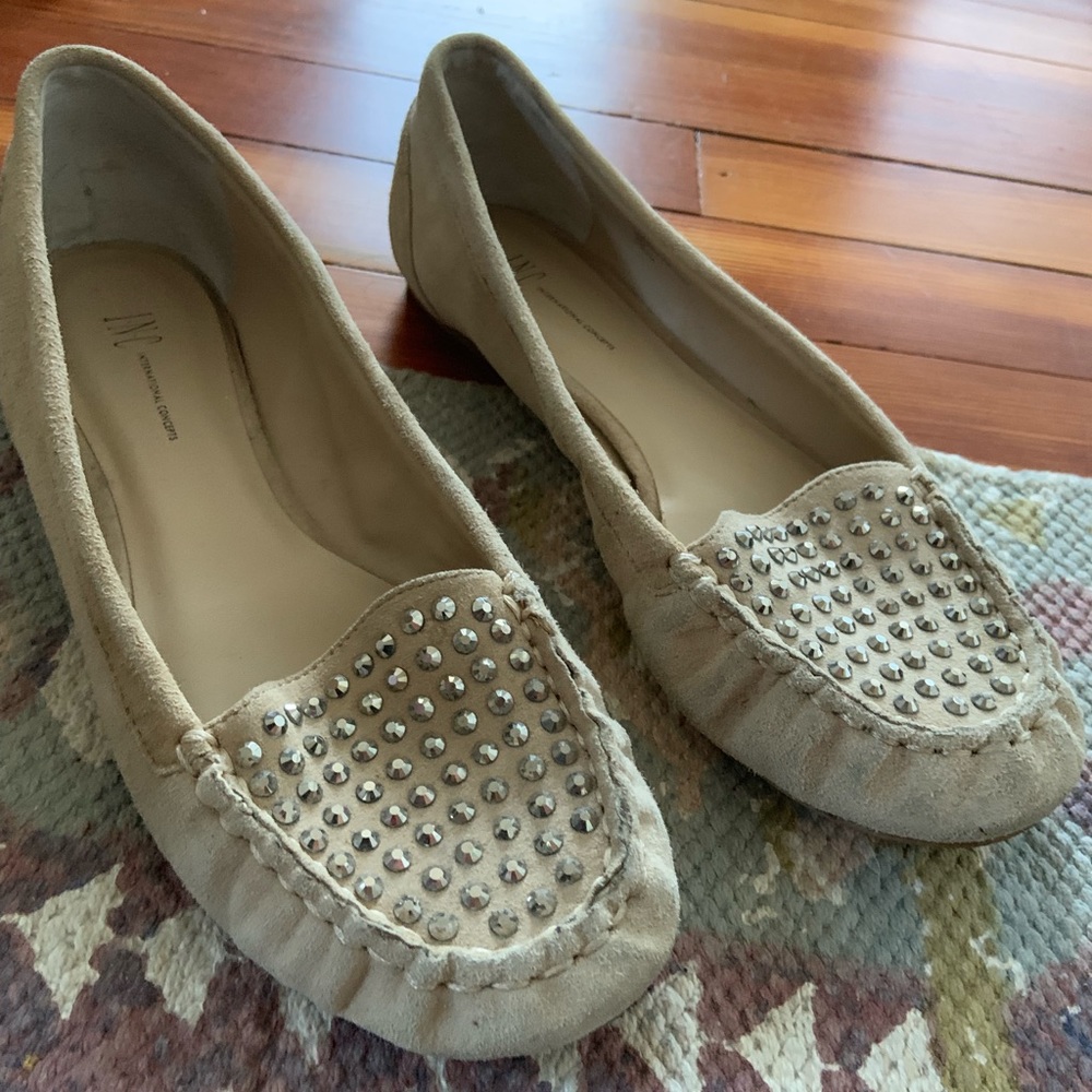 Sparkly loafers